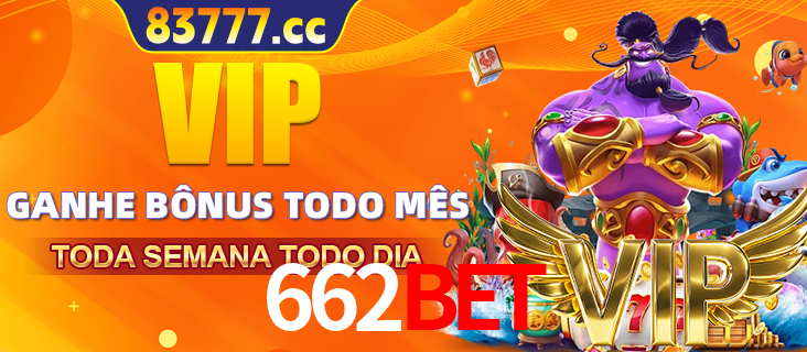 Banner promocional do 662bet oferecendo 100% de recompensas adicionais contínuas para quem fizer o login diário (Daily sign-in), com um mascote de coelho.