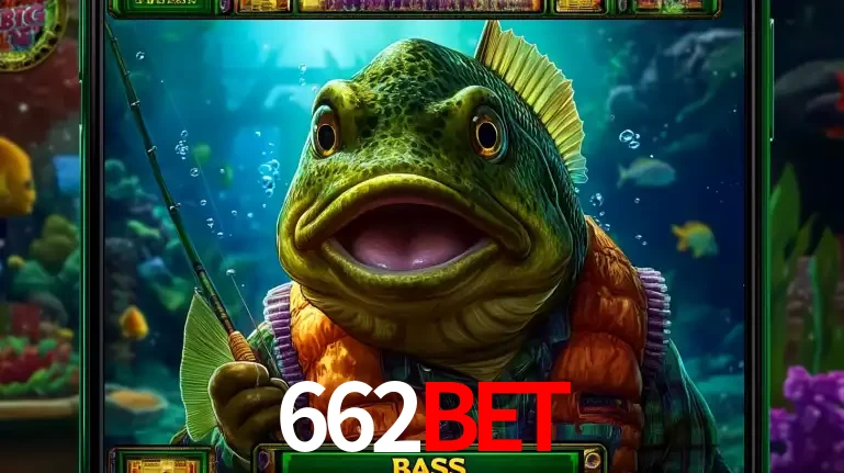 Personagem de peixe pescador do popular jogo de slot com tema de pescaria, uma das emocionantes opções de caça-níqueis para jogar e ganhar no cassino 662bet.